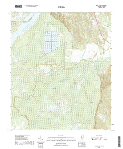 United States Geological Survey Buck Island, MS (2020, 24000-Scale) digital map
