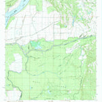 United States Geological Survey Buck Island, MS-LA (1988, 24000-Scale) digital map