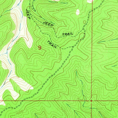 United States Geological Survey Buck Knoll, UT (1962, 24000-Scale) digital map