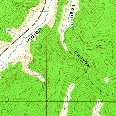 United States Geological Survey Buck Knoll, UT (1962, 24000-Scale) digital map