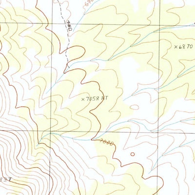 United States Geological Survey Buck Mountain East, NV (1990, 24000-Scale) digital map