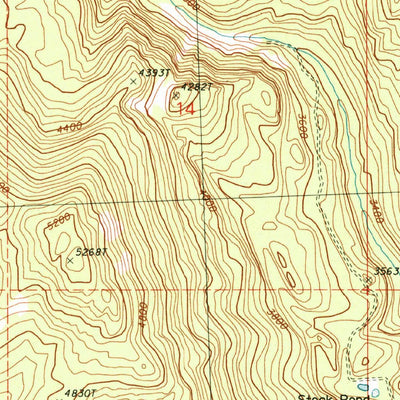 United States Geological Survey Buck Mountain, WA (1989, 24000-Scale) digital map