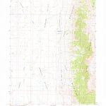 United States Geological Survey Buck Mountain West, NV (1990, 24000-Scale) digital map