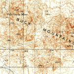 United States Geological Survey Buck Mountains, AZ (1929, 62500-Scale) digital map