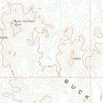 United States Geological Survey Buck Mountains, AZ (1970, 24000-Scale) digital map