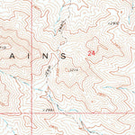 United States Geological Survey Buck Mountains SE, AZ (1970, 24000-Scale) digital map