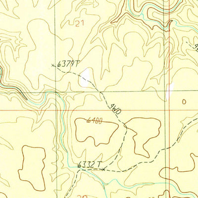 United States Geological Survey Buck Pasture Canyon, AZ (1988, 24000-Scale) digital map