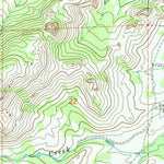 United States Geological Survey Buck Peak, WY (1964, 24000-Scale) digital map