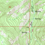 United States Geological Survey Buck Peak, WY (1964, 24000-Scale) digital map