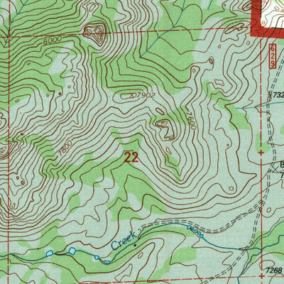 United States Geological Survey Buck Peak, WY (1992, 24000-Scale) digital map