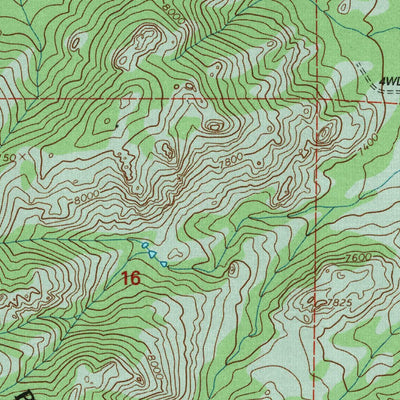 United States Geological Survey Buck Peak, WY (1992, 24000-Scale) digital map