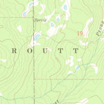United States Geological Survey Buck Point, CO (1969, 24000-Scale) digital map