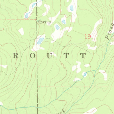 United States Geological Survey Buck Point, CO (1969, 24000-Scale) digital map