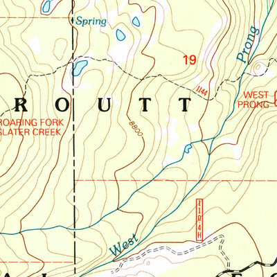 United States Geological Survey Buck Point, CO (2000, 24000-Scale) digital map
