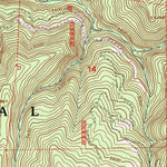 United States Geological Survey Buck Rock, CA (1995, 24000-Scale) digital map