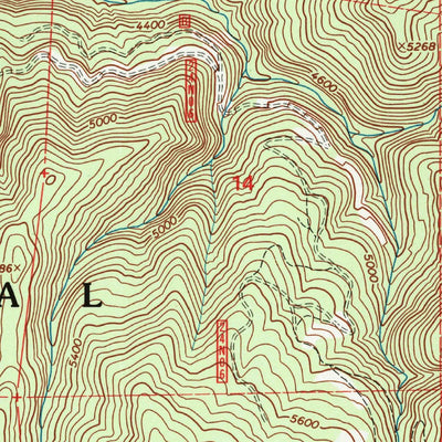 United States Geological Survey Buck Rock, CA (1995, 24000-Scale) digital map