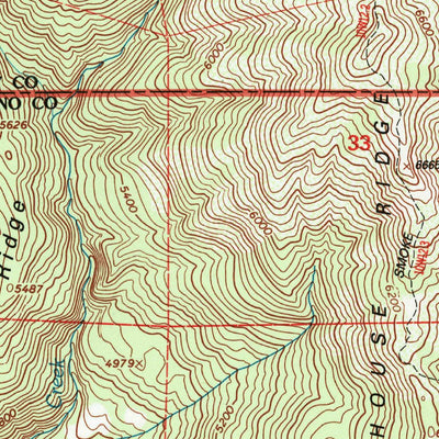 United States Geological Survey Buck Rock, CA (1995, 24000-Scale) digital map