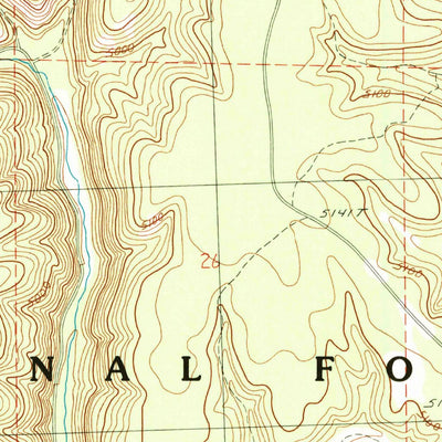 United States Geological Survey Buck Spring, OR (1990, 24000-Scale) digital map