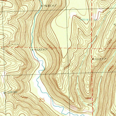 United States Geological Survey Buck Spring, OR (1990, 24000-Scale) digital map