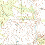 United States Geological Survey Buck Trough Spring, OR (1990, 24000-Scale) digital map