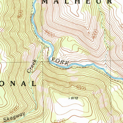 United States Geological Survey Buck Trough Spring, OR (1990, 24000-Scale) digital map