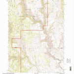 United States Geological Survey Buck Trough Spring, OR (1999, 24000-Scale) digital map
