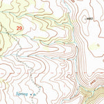 United States Geological Survey Buck Trough Spring, OR (1999, 24000-Scale) digital map