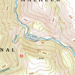 United States Geological Survey Buck Trough Spring, OR (1999, 24000-Scale) digital map
