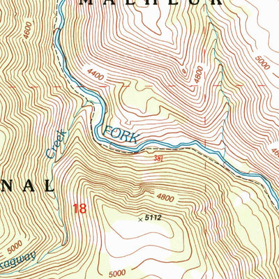 United States Geological Survey Buck Trough Spring, OR (1999, 24000-Scale) digital map