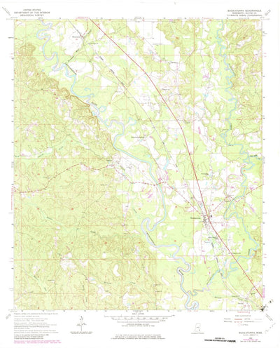 United States Geological Survey Buckatunna, MS (1964, 24000-Scale) digital map
