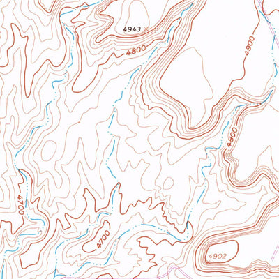 United States Geological Survey Buckboard Mesa, NV (1961, 24000-Scale) digital map