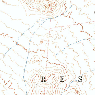 United States Geological Survey Bucket Mountain, AZ (1965, 24000-Scale) digital map
