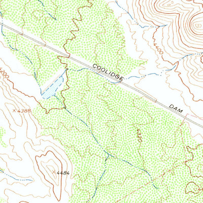 United States Geological Survey Bucket Mountain, AZ (1965, 24000-Scale) digital map