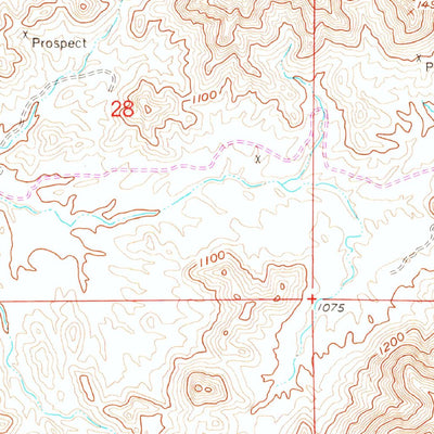 United States Geological Survey Buckeye, AZ (1958, 24000-Scale) digital map