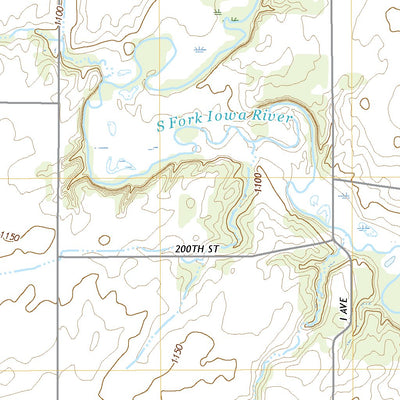 United States Geological Survey Buckeye East, IA (2022, 24000-Scale) digital map