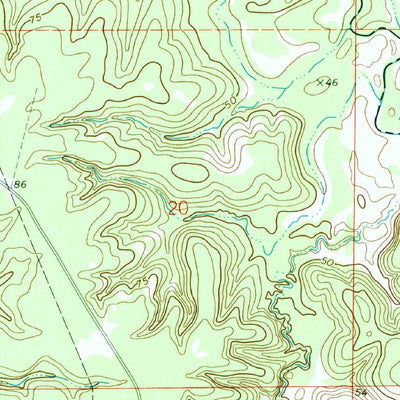 United States Geological Survey Buckeye, LA (1972, 24000-Scale) digital map