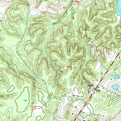 United States Geological Survey Buckeye, LA (1972, 24000-Scale) digital map