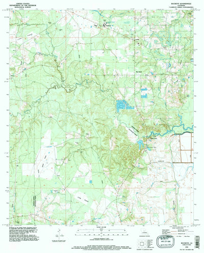 United States Geological Survey Buckeye, LA (1994, 24000-Scale) digital map