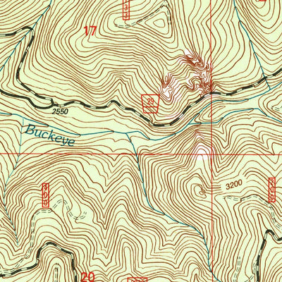 United States Geological Survey Buckeye Lake, OR (1998, 24000-Scale) digital map