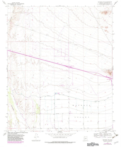 United States Geological Survey Buckeye NW, AZ (1958, 24000-Scale) digital map