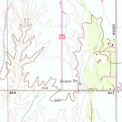 United States Geological Survey Buckeye NW, AZ (1958, 24000-Scale) digital map