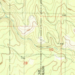 United States Geological Survey Buckeye Reservoir, CO-UT (1986, 24000-Scale) digital map