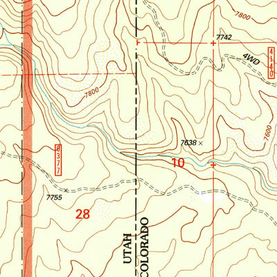 United States Geological Survey Buckeye Reservoir, CO-UT (2001, 24000-Scale) digital map