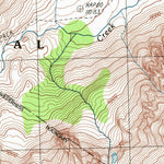 United States Geological Survey Buckeye Ridge, CA (1990, 24000-Scale) digital map