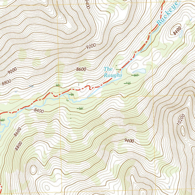 United States Geological Survey Buckeye Ridge, CA (2021, 24000-Scale) digital map