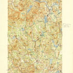 United States Geological Survey Buckfield, ME (1942, 62500-Scale) digital map