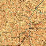 United States Geological Survey Buckhannon, WV (1896, 125000-Scale) digital map