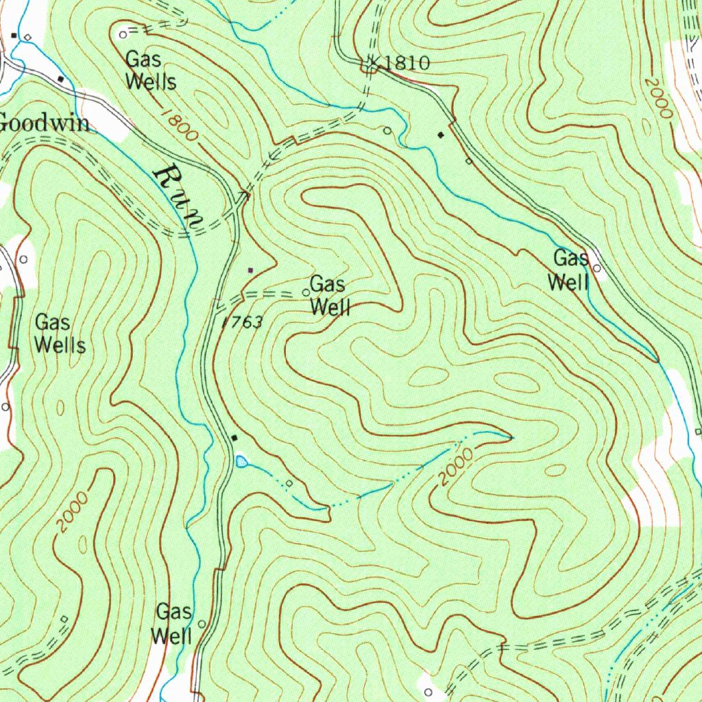 Buckhannon, WV (1974, 24000-Scale) Map by United States Geological ...