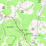 United States Geological Survey Buckhannon, WV (1977, 24000-Scale) digital map