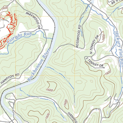 United States Geological Survey Buckhannon, WV (2023, 24000-Scale) digital map